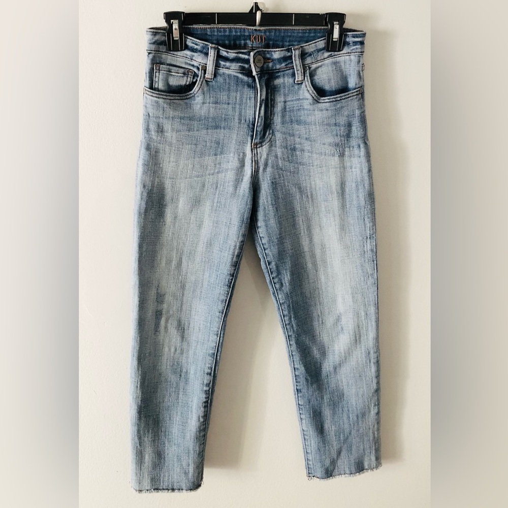 Kut from the Kloth Crop Straight Jeans 6